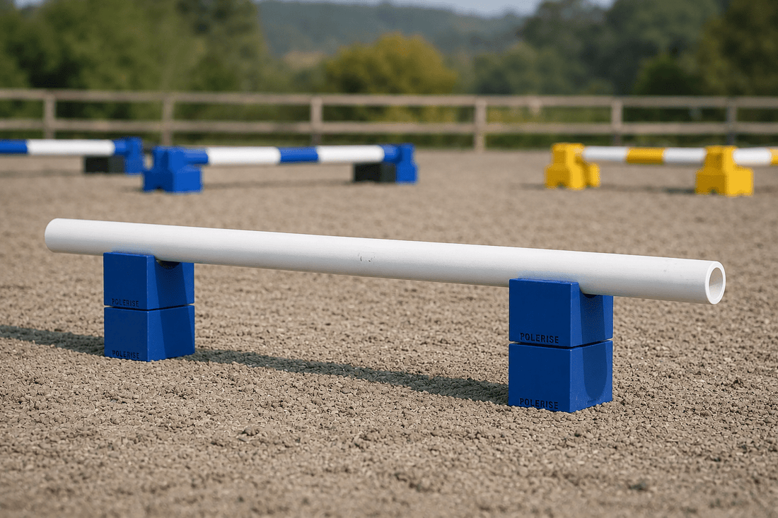 Cavaletti Risers for Pole Work That Stay Stable - PoleRise