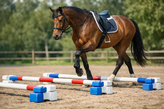 Cavaletti Spacing for Horses That Builds Rhythm - PoleRise