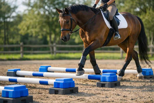 Ground Pole Exercises for Horses That Progress