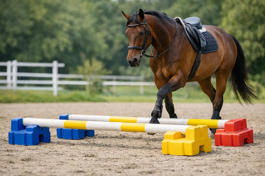 Progressive Pole Training for Horses Made Safer