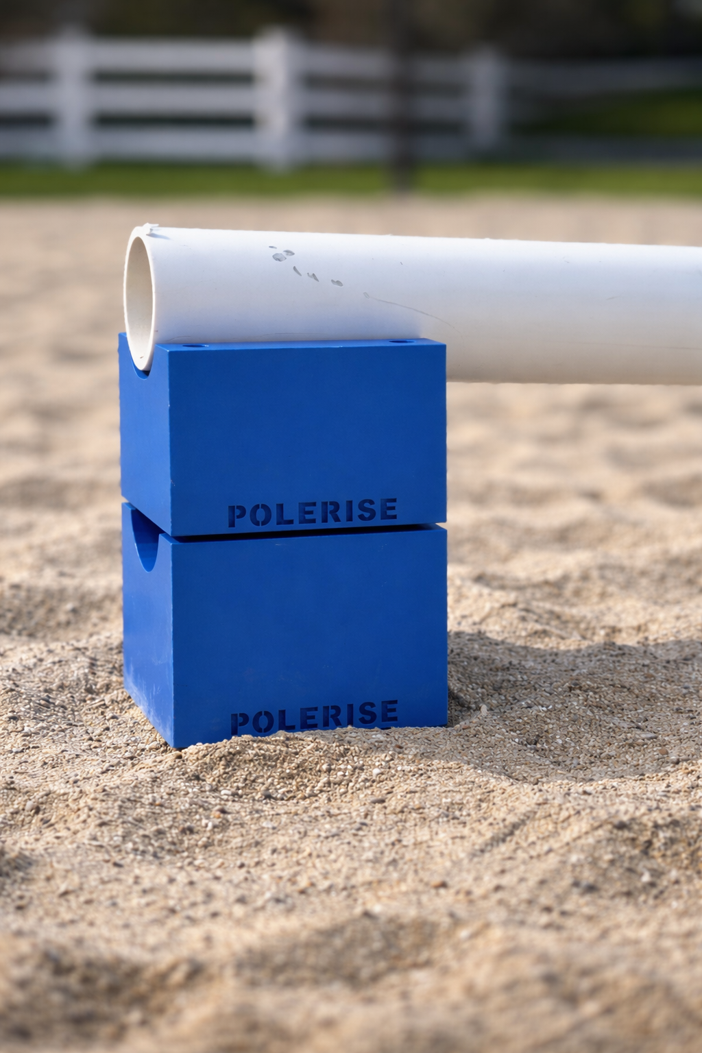 Stackable Cavaletti Blocks – Heavy Duty Pole Risers (4 or 8 Pack)